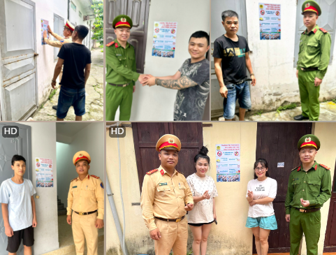 Công an huyện An Dương: Tuyên truyền an toàn giao thông tới công nhân ở các nhà trọ